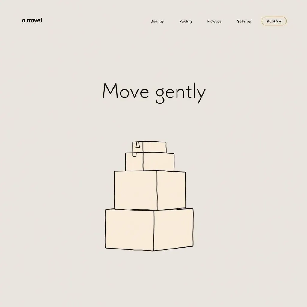 「Move gently」主視覺