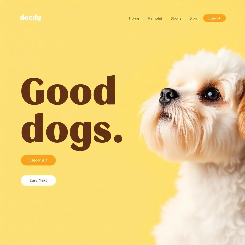 「Good dogs.」主視覺