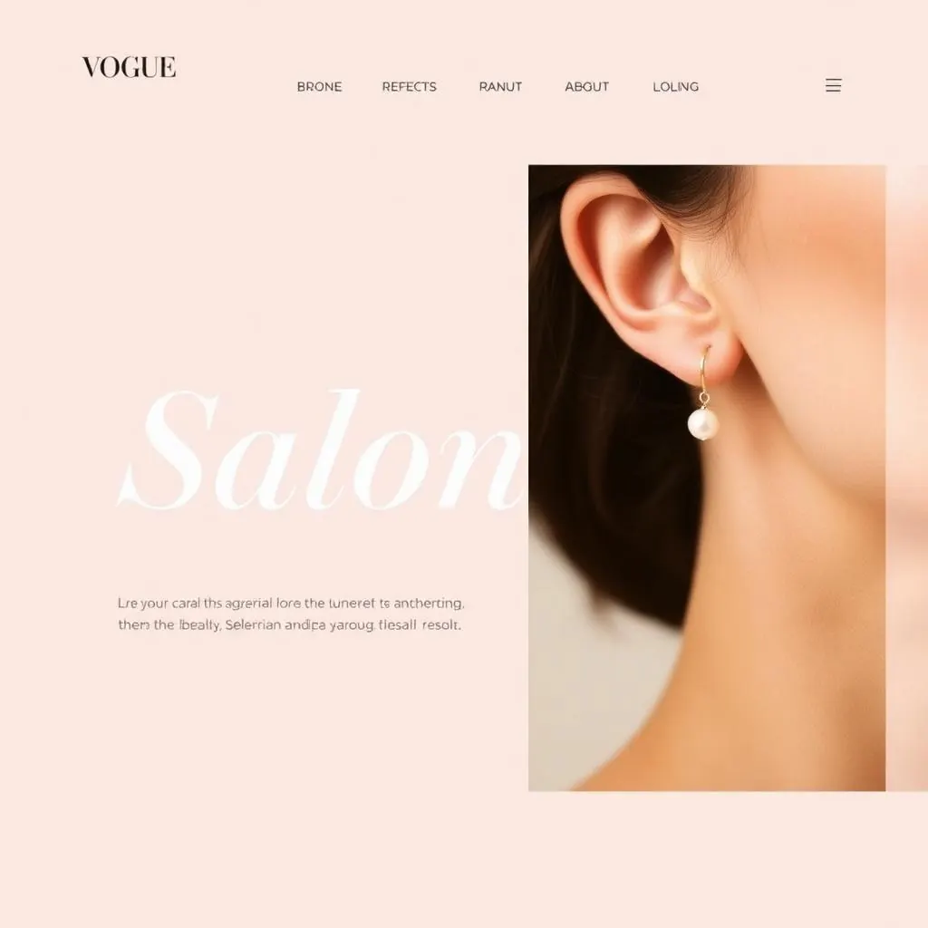 Vogue 風格主視覺